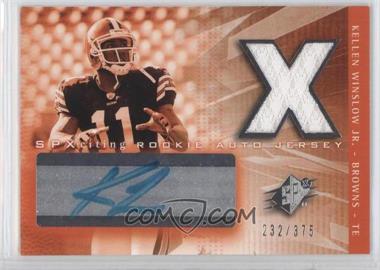 2004 SPx - [Base] #214 - Kellen Winslow Jr. /375