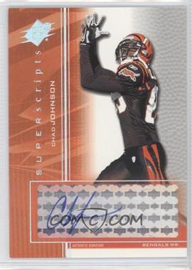 2004 SPx - Super Scripts #SS-CJ - Chad Johnson