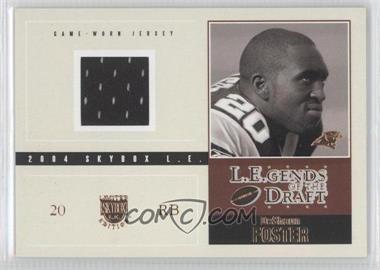 2004 Skybox L.E. - L.E.gends of the Draft Jerseys - Copper #LD-DF - DeShaun Foster /50