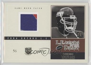 2004 Skybox L.E. - L.E.gends of the Draft Jerseys - Gold Patches #LD-LT2 - Lawrence Taylor /25