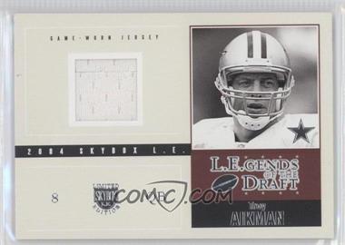 2004 Skybox L.E. - L.E.gends of the Draft Jerseys - Silver #LD-TA - Troy Aikman /89