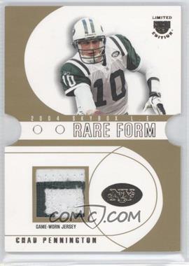 2004 Skybox L.E. - Rare Form - Gold Patches #RF-CP - Chad Pennington /25