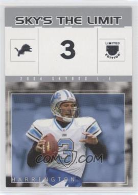 2004 Skybox L.E. - Sky's the Limit #12SL - Joey Harrington