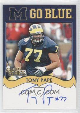 2004 TK Legacy Michigan Wolverines - Go Blue Autographs #MGB56 - Tony Pape