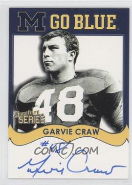 2004 TK Legacy Michigan Wolverines - Go Blue Autographs #MGB59 - Garvie Craw