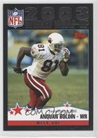 2003 Weekly Wrap-Up - Anquan Boldin #/150