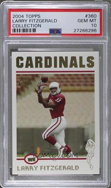 2004 Topps - [Base] - Collection #360 - Larry Fitzgerald [PSA 9 MINT]