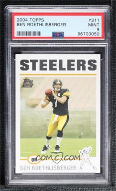 2004 Topps - [Base] #311 - Ben Roethlisberger [PSA 9 MINT]