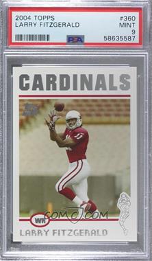 2004 Topps - [Base] #360 - Larry Fitzgerald [PSA 9 MINT]