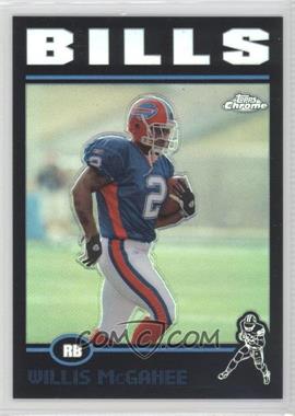 2004 Topps Chrome - [Base] - Black Refractor #21 - Willis McGahee /100