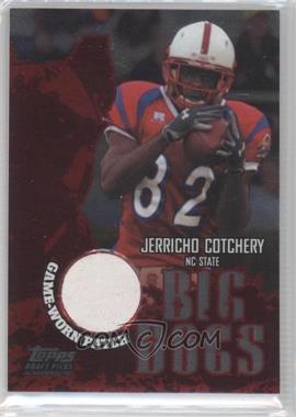 2004 Topps Draft Picks & Prospects - Big Dogs Senior Bowl Relics - Patch #BDP-JC - Jerricho Cotchery /100