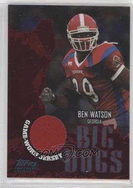 2004 Topps Draft Picks & Prospects - Big Dogs Senior Bowl Relics - Silver Foilboard #BD-BW - Ben Watson /100