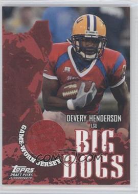 2004 Topps Draft Picks & Prospects - Big Dogs Senior Bowl Relics #BD-DH - Devery Henderson