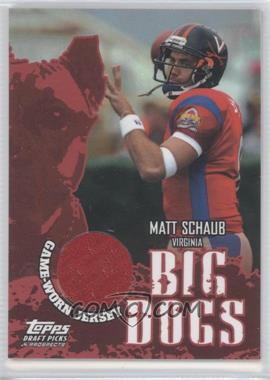 2004 Topps Draft Picks & Prospects - Big Dogs Senior Bowl Relics #BD-MS - Matt Schaub