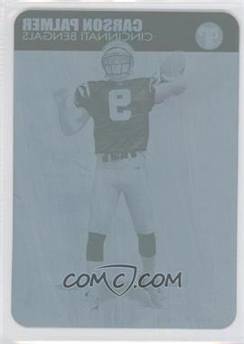 2004 Topps Pristine - [Base] - Printing Press Plate Cyan #14 - Carson Palmer /1