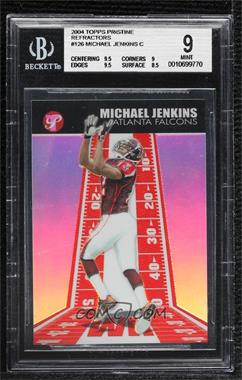 2004 Topps Pristine - [Base] - Uncirculated Refractor #126 - Michael Jenkins /1099 [BGS 9 MINT]