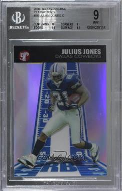 2004 Topps Pristine - [Base] - Uncirculated Refractor #96 - Julius Jones /1099 [BGS 9 MINT]