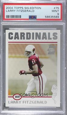 2004 Topps Signature Edition - [Base] #75 - Larry Fitzgerald /499 [PSA 9 MINT]