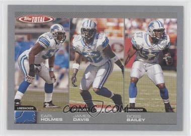 2004 Topps Total - [Base] - Silver #286 - Earl Holmes, James Davis, Boss Bailey