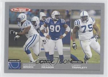 2004 Topps Total - [Base] - Silver #289 - Raheem Brock, Montae Reagor, Larry Tripplett