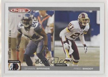 2004 Topps Total - [Base] #275 - Shawn Springs, Fred Smoot