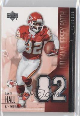 2004 Upper Deck - UD Game Jersey Patch Numbers #PNU-DH - Dante Hall