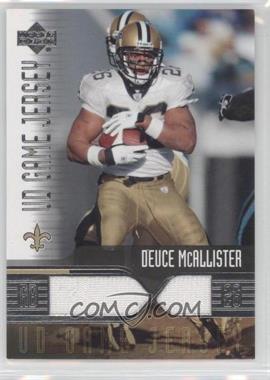 2004 Upper Deck - UD Game Jersey #DM-GJ - Deuce McAllister