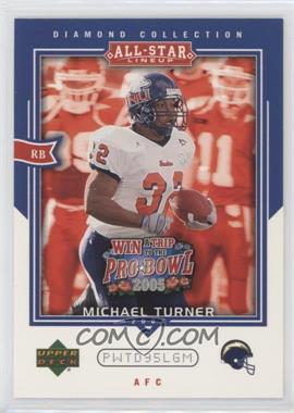 2004 Upper Deck Diamond Collection All-Star Lineup - Pro Bowl Sweepstakes Entry Cards #AS26 - Michael Turner