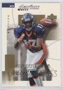 2004 Upper Deck Finite HG - [Base] #120 - Futures - Darius Watts /275