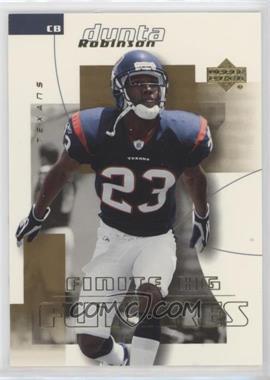 2004 Upper Deck Finite HG - [Base] #161 - Futures - Dunta Robinson /275