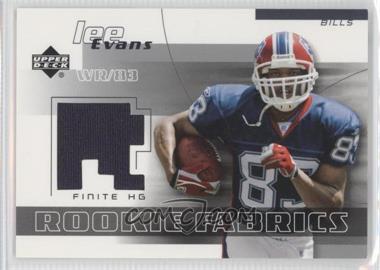 2004 Upper Deck Finite HG - Rookie Fabrics #FFR-LE - Lee Evans