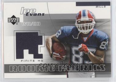 2004 Upper Deck Finite HG - Rookie Fabrics #FFR-LE - Lee Evans