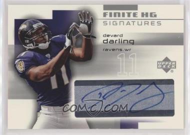 2004 Upper Deck Finite HG - Signatures #FS-DD - Devard Darling