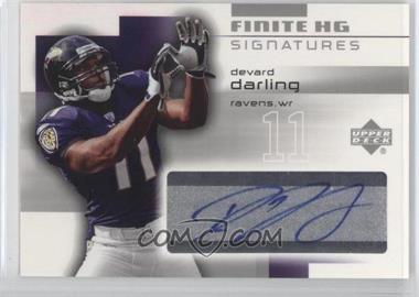 2004 Upper Deck Finite HG - Signatures #FS-DD - Devard Darling