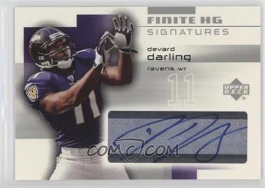 2004 Upper Deck Finite HG - Signatures #FS-DD - Devard Darling