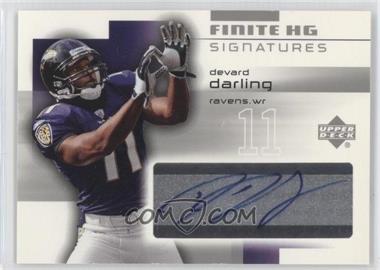 2004 Upper Deck Finite HG - Signatures #FS-DD - Devard Darling