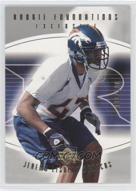 2004 Upper Deck Foundations - [Base] - Exclusive Gold #224 - Rookie Foundations - Jeff Lewis /100