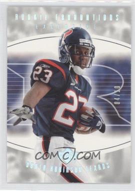 2004 Upper Deck Foundations - [Base] - Exclusive Rainbow Platinum #171 - Rookie Foundations - Dunta Robinson /10