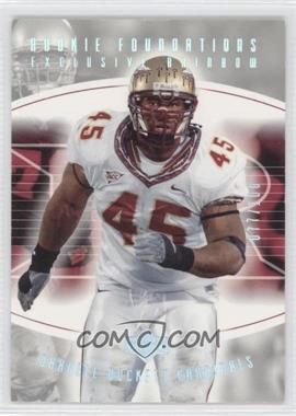 2004 Upper Deck Foundations - [Base] - Exclusive Rainbow Silver #129 - Rookie Foundations - Darnell Dockett /100