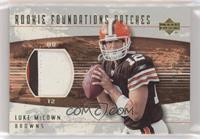 Rookie Foundations Jersey - Luke McCown #/25