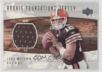 Rookie Foundations Jersey - Luke McCown #/1,299