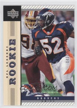 2004 Upper Deck NFL Legends - [Base] #172 - D.J. Williams /650