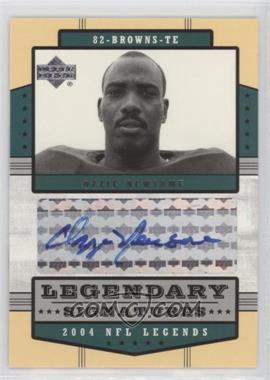 2004 Upper Deck NFL Legends - Legendary Signatures #LS-ON - Ozzie Newsome