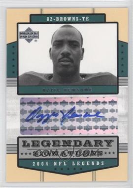 2004 Upper Deck NFL Legends - Legendary Signatures #LS-ON - Ozzie Newsome