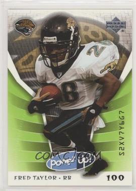 2004 Upper Deck Power Up! - [Base] - Green 100 #44 - Fred Taylor [Noted]