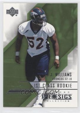 2004 Upper Deck Pro Sigs - [Base] #104 - 1st Class Rookie - D.J. Williams