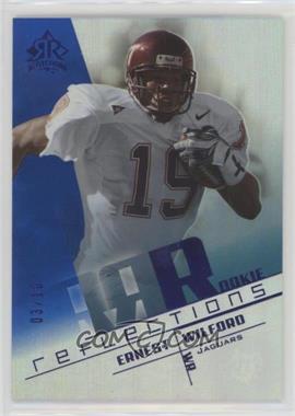 2004 Upper Deck Reflections - [Base] - Blue #134 - Ernest Wilford /10