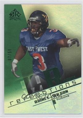 2004 Upper Deck Reflections - [Base] - Green #118 - Quincy Wilson /50