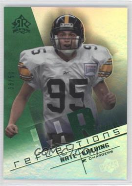 2004 Upper Deck Reflections - [Base] - Green #285 - Nate Kaeding /50