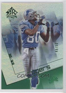 2004 Upper Deck Reflections - [Base] - Green #33 - Charles Rogers /50